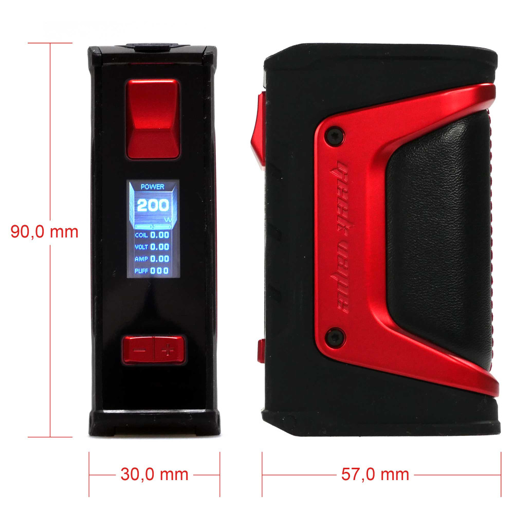 GeekVape AEGIS Legend Akkuträger Box Mod 200 Watt Akku E-Zigarette E ...